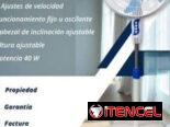 Ventiladores, televisor y bocina