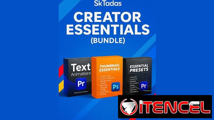 🟠 Para Photoshop y Premiere: SK Tadas – Creator Essentials (Bundle)