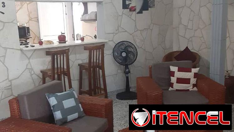 Se renta casa para vacaciones en Boca Ciega de 3 habitaciones con piscina.58858577