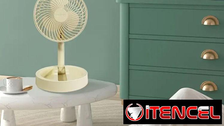 Ventilador de escritorio portátil plegable
