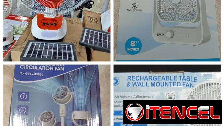 Ventilador recargable 12¨de mesa y otros modelos. Nuevo en caja 58441134