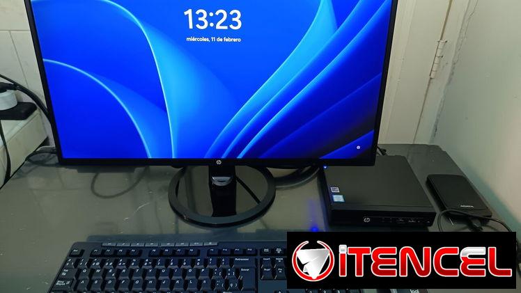 Mini PC HP 260 G2 DM i5 6ta 16gb RAM WIFI SSD 512gb + Monitor 24pdas HP fullHD 1080p