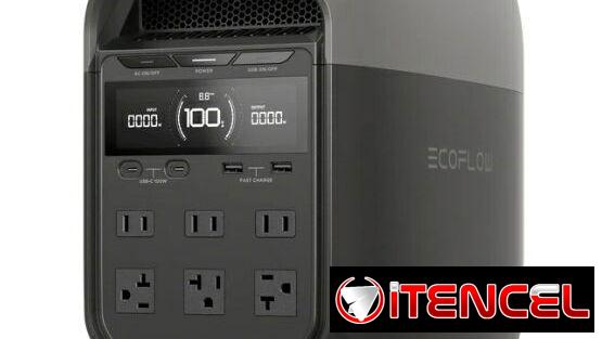 *Estación de energía portátil EcoFlow DELTA 3* *Capacidad 1024wh , potencia de 1800 W, 2200 W (pico 3600 W X-BOOST) $790