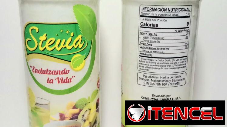Stevia – endulzante natural. 160 gramos.