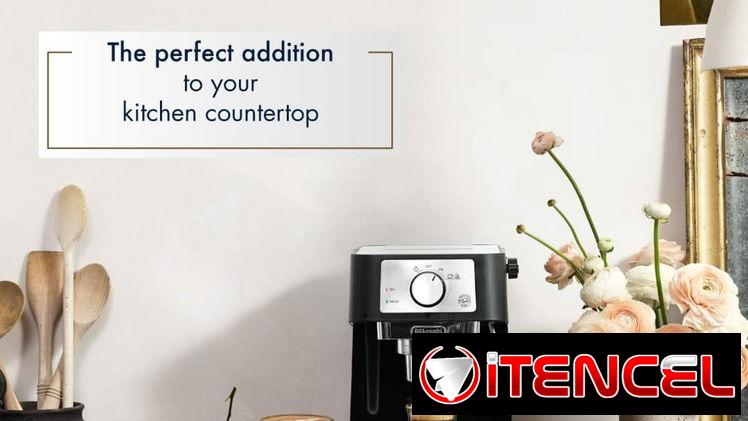 Cafetera Delonghi MOD. STILOSA doble disparo 15BAR 1100W C/ depósito de agua 1.1L y brazo espumante NUEVA Tf-> 59030040.
