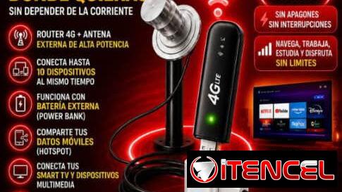 : COMBO ANTENA 4G + ROUTER