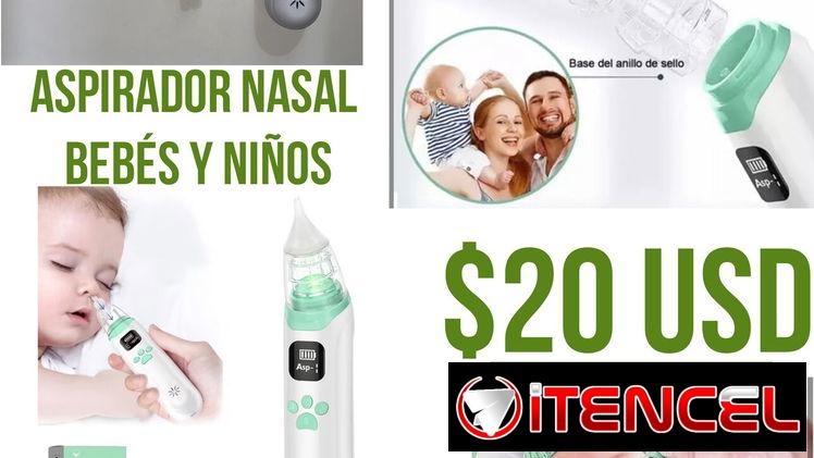 Aspirador nasal para bebés y niños 💙🩷