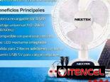 Ventilador Recargable son de baterías🔋Lithium el Kit completo (Ventilador + 2 Bombillos + Panel Solar)