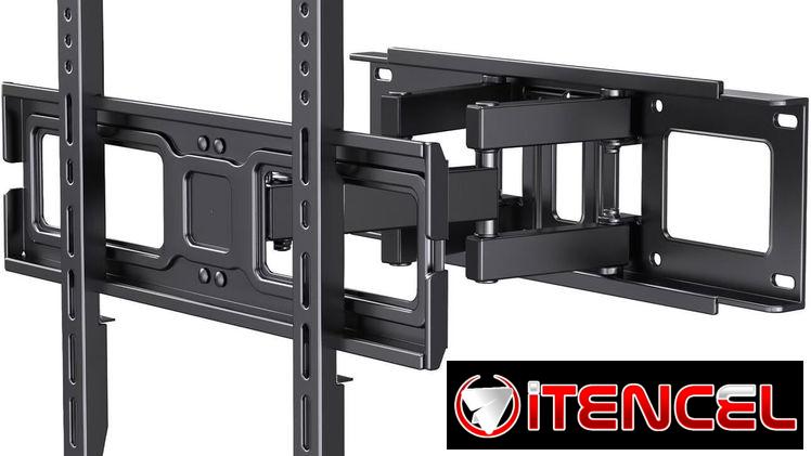 📺🔧 SOPORTE TV 26”-65” FULL MOTION GIRATORIO + INCLINACIÓN 💥 HASTA 110LB Envío + Garantía