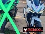 Moto 250CC Izuki huracán de color blanco, nueva con chapa y circulación lista para traspaso, HABANA llamar 53492054