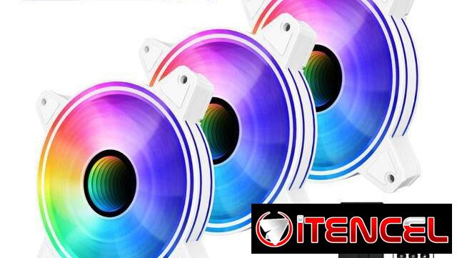 NEW🌸🌸 kit de 3 fanes SAMA 6CF120I ARGB espejo infinito   ventilador ARGB y control remoto 💦52815418
