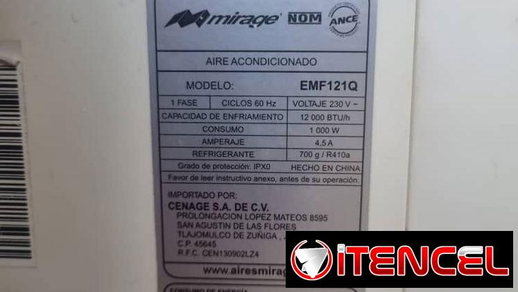Vendo split de 1 tonelada de uso