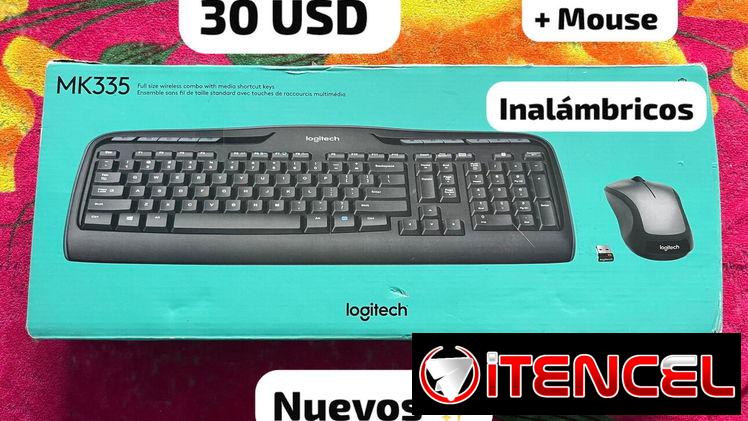 Teclado y mouse inalámbricos