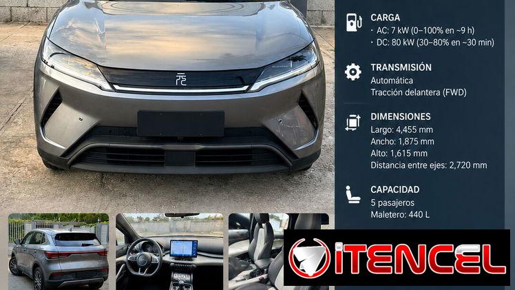 En venta Byd Yuan Plus EV autonomía de 430km!!! Usted estrena más información por WhatsApp