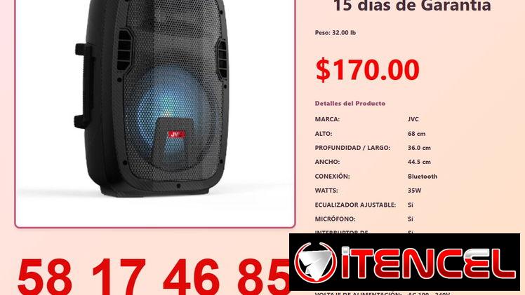 PORTABLE SPEAKER 15 ´´ , 35W JVC – XS-KY412PB