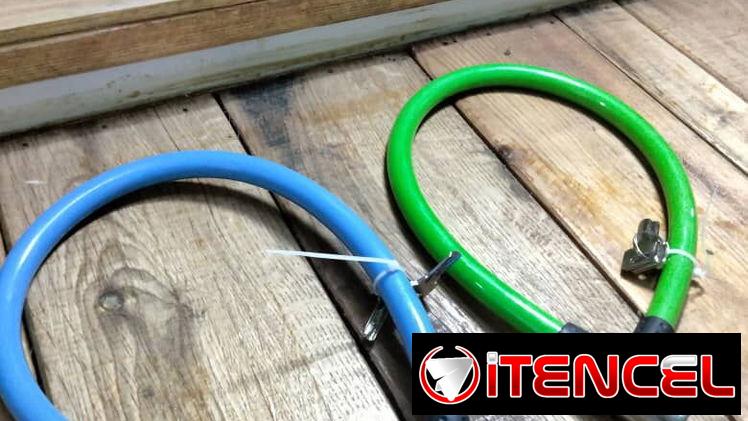 Candado de cable para bicicleta Viene con dos llaves. Cable trenzado de acero. 50 cm de largo venta Habana