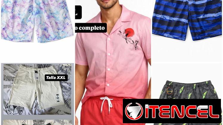 Shorts de hombre y conjunto de hombre!!! Unitalla, L , 2XL Precios de 6usd a 12usd