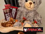 Peluche en Caja con Chocolates y Flores Eternas 🌹🐻✨