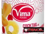 Cocktail de frutas en almíbar