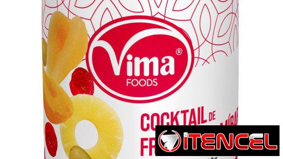 Cocktail de frutas en almíbar