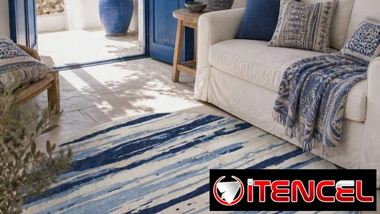 Alfombra redonda decorativa