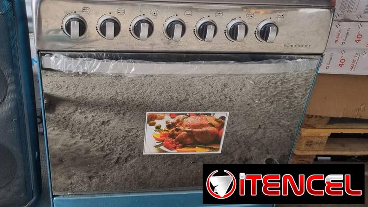 Cocinade 6 quemadores con horno