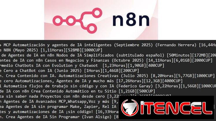 Video Cursos n8n, LangChain & Inteligencia Artificial por KIDICUBA – 50543114