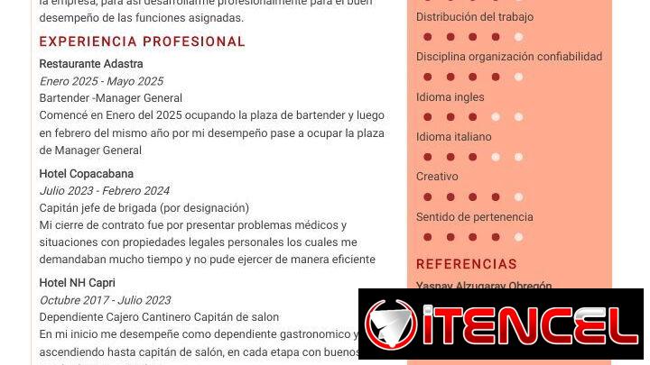 Busco empleo