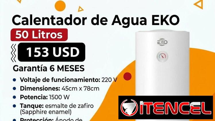 CALENTADOR ELÉCTRICO DE 50 LITROS MARCA EKO