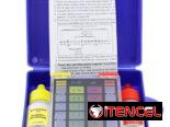 Test de análisis del agua para piscina