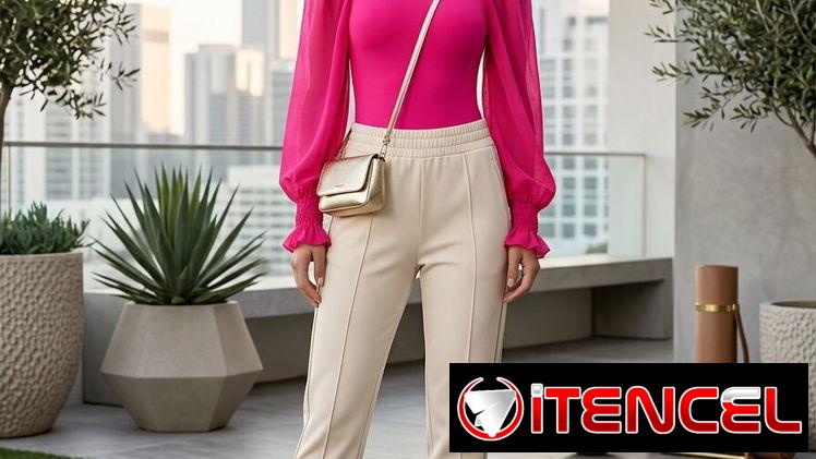 Body Fucsia Mangas Abullonadas Talla S • 16 USD
