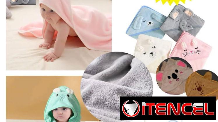 Toallas con gorro para bebé
