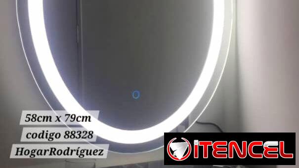 ESPEJOS CON LUZ LED (FRIA,CÁLIDA Y NEUTRA ) diferentes diseños mensajería gratis