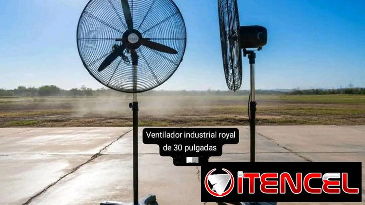 Ventilador industrial Royal de 30 pulgadas   Para negocios 125 USD DOMICILIO INCLUIDO