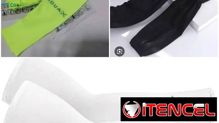 Mangas de protección solar / Ideales para choferes y mensajeros / Verdes reflectantes 5usd