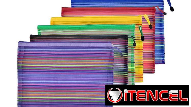 Sobres de malla con cremallera para documentos. ✨ Aceptamos pago por transferencia 💳