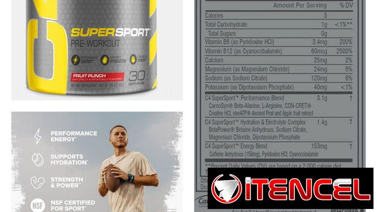 Pre entrenos C4 sport, super sport, y ripped sellados 30 servicios 55595382