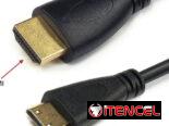 🔌 Cable HDMI a Mini HDMI 1.5M 📺 Compatible 1080P/720P 🎥 Alta velocidad – HDTV, cámara, laptop, más