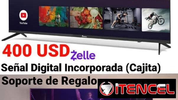 📺 **Smart TV 55″ 4K UltraHD – Android + Señal Digital + Soporte Regalo – ¡Solo 400 USD!**
