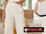 Conjunto de mujer de pantalon corte ancho 58547627