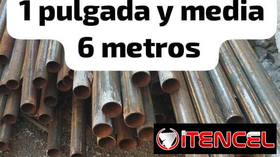 Tubos de hierros y Galvanizados de barias medida perefiles de 20×20 y 30×30 y Rollos de cerca perles