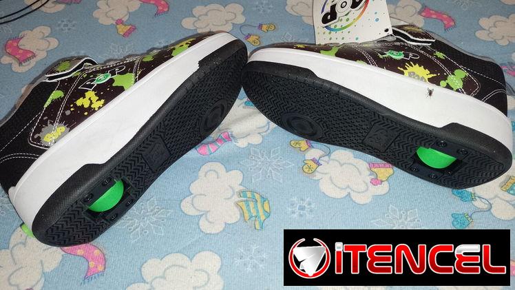 Tenis con rueda retráctil para niño, NUEVOS!!!