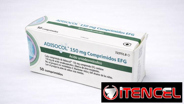 Ácido ursodesoxicólico 150 mg (Adicosol) Caja de 50 tabletas