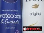 Desodorante Sprays Dove y Nívea de Mujer