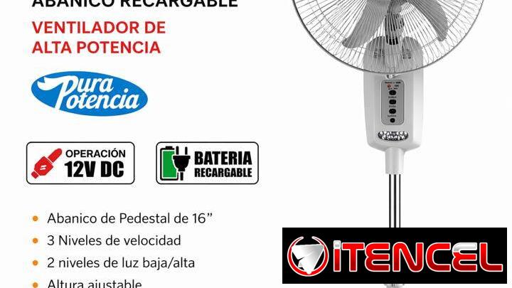 Ventilador Recargable de Pedestal Sankey