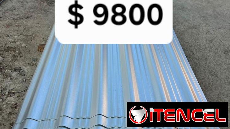 ♦️Tejas de Zinc Galvanizado de Olitas 3.85 x 1.10 ♦️Tejas de Zinc Galvanizado de Castillito  3.80 x 1.10 ♦️Cabilla de Me
