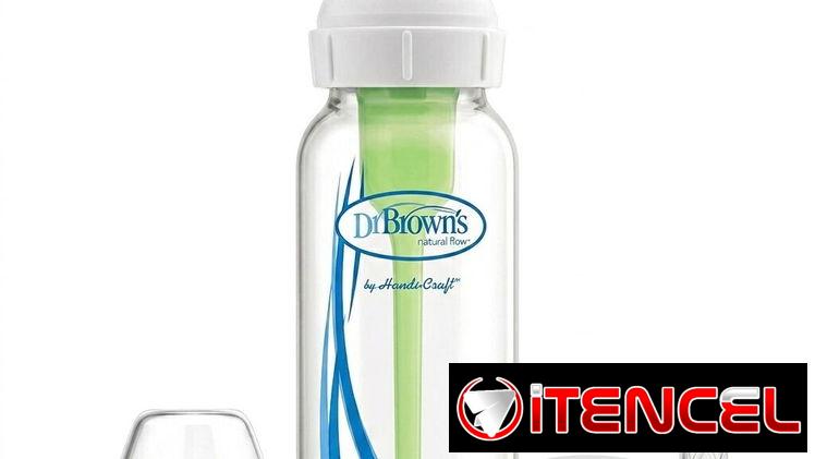 Set Dr. Brown’s – Biberón 9 oz + tapa de seguridad + tetera extra