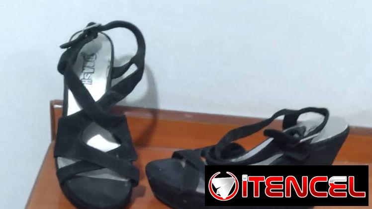 🔴 Sandalias Negras #35👡