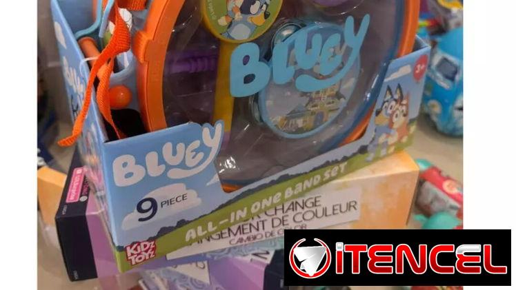 SET DE BANDA MUSICAL PARA NIÑOS‼️9 PIEZAS‼️DISEÑO DE BLUEY