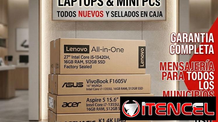 🎮✨🎄 ¡YA LLEGARON LAS MEJORES LAPTOPS 2026!🟦 Intel • 🔴 AMD 🟢 Acer • 🟣 Asus 🟡 HP • 🔵 Lenovo • ⚫ Dell W 56545958
